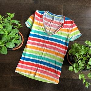 BDG Tops - ๐ BDG rainbow striped shirt BDG Tops - ๐ BDG rainbow striped shirt